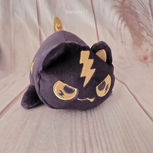 Aphmau Meemeows Litter 8 Elemental Lightning Cat Plush Black Gold 6 Inch 2025